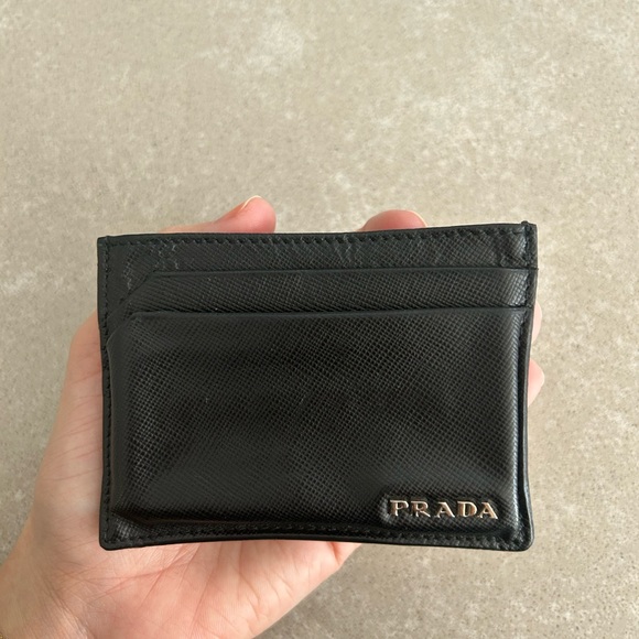Prada leather card wallet - Picture 2 of 3